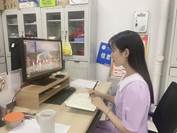 信息技术系,韩委轩,观看开学第一课照片